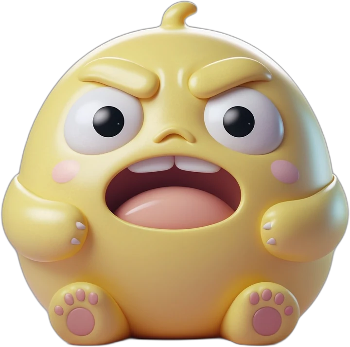 Sour, a yellow-green tart-faced Pomby monster